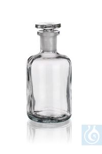 Stopfles, 10000 ml, afm. Ø 227 x H 403 mm, NS 60/46, compleet met glazen stop, Simax®...